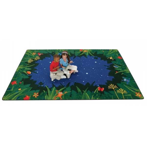 Carpets For Kids Peaceful Tropical Night 8 ft. x 12 ft. Rectangle Carpet 6517 - main